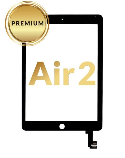 iPad Air 2 Digitizer Glass (BLACK) (Premium)