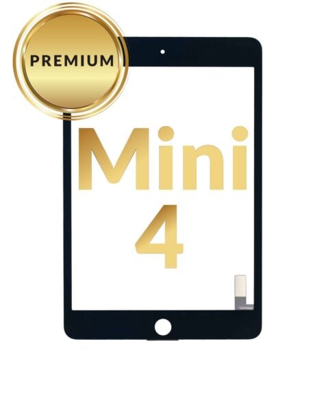 iPad Mini 4 Digitizer Glass (BLACK) (Premium)