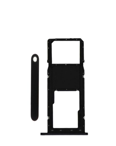 Galaxy A01 (A015 / 2019) Dual Sim Card Tray (BLACK)