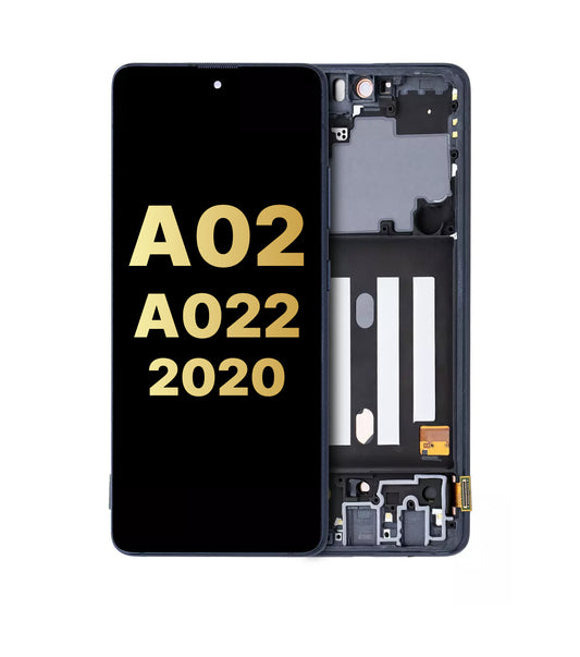 Galaxy A02 (A022 / 2020) LCD Assembly w/ Frame