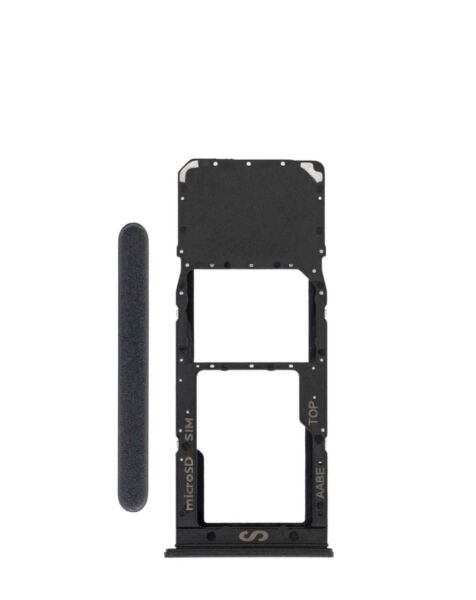 Galaxy A02 (A022 / 2020) Single Sim Card Tray (BLACK)