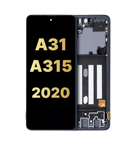 Galaxy A31 (A315 / 2020) OLED Assembly w/ Frame (BLACK)