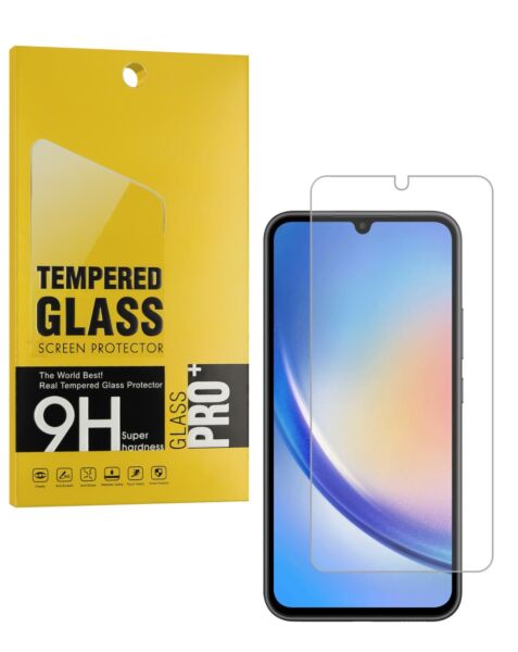 Galaxy A34 (A346 / 2023) Clear Tempered Glass (2.5D / 1 Piece)