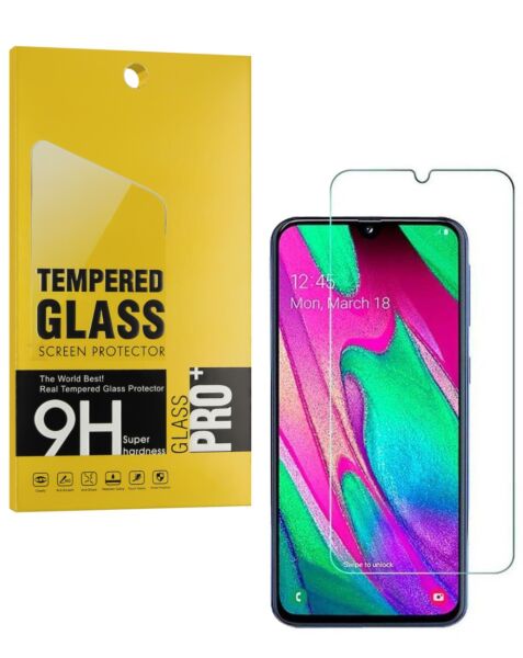 Galaxy A40 (A405) Clear Tempered Glass (Case Friendly / 2.5D / 1 Piece)