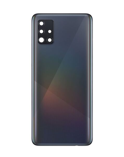 Galaxy A51 4G (A515 / 2019) Back Glass w/ Camera Lens and Adhesive (BLACK)