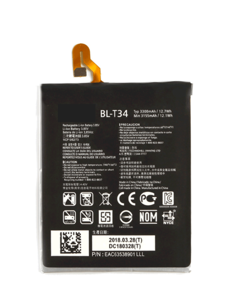 LG V35 ThinQ / V30 / V30S Replacement Battery (BL-T34)