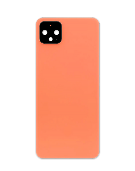 Google Pixel 4 Back Glass w/ Camera Lens (NO LOGO) (ORANGE)