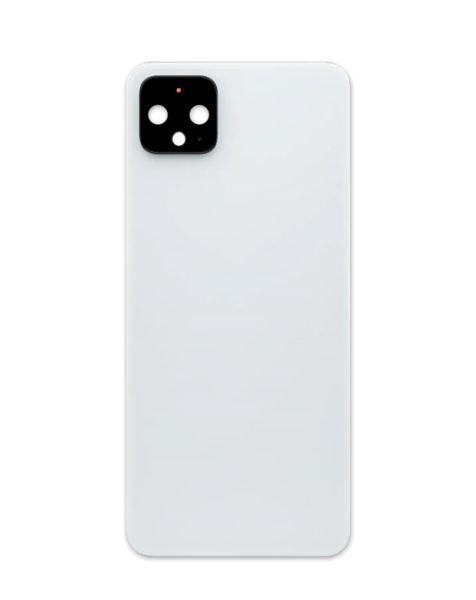 Google Pixel 4 Back Glass w/ Camera Lens (NO LOGO) (WHITE)