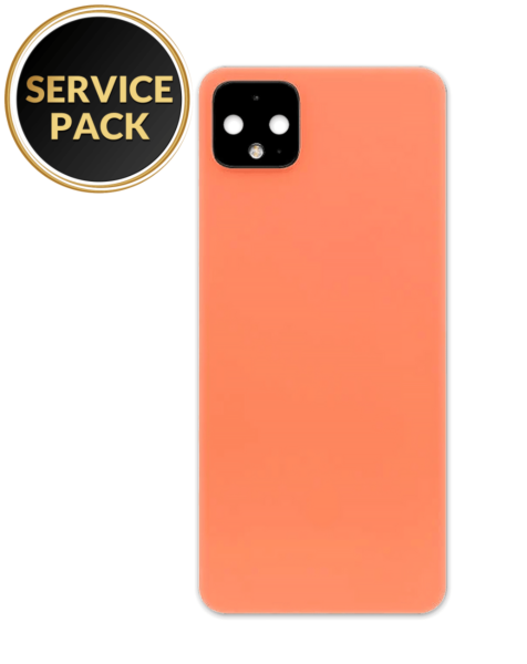 Google Pixel 4 Back Glass (ORANGE) (Service Pack)