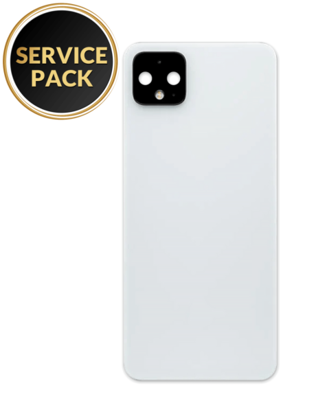 Google Pixel 4 Back Glass (WHITE) (Service Pack)