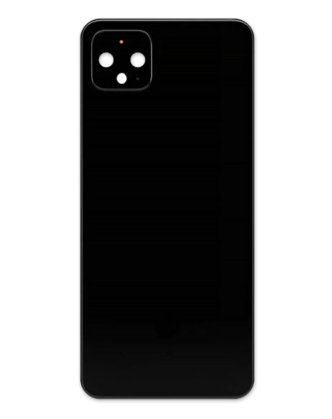 Google Pixel 4 XL Back Glass w/ Camera Lens (NO LOGO) (BLACK)