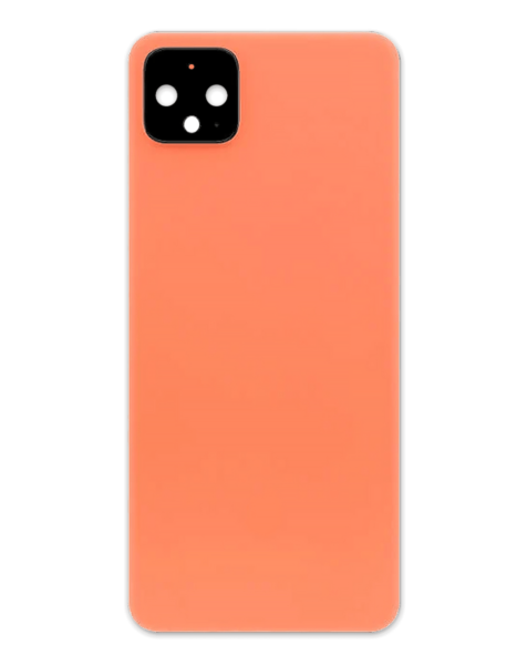 Google Pixel 4 XL Back Glass w/ Camera Lens (NO LOGO) (ORANGE)