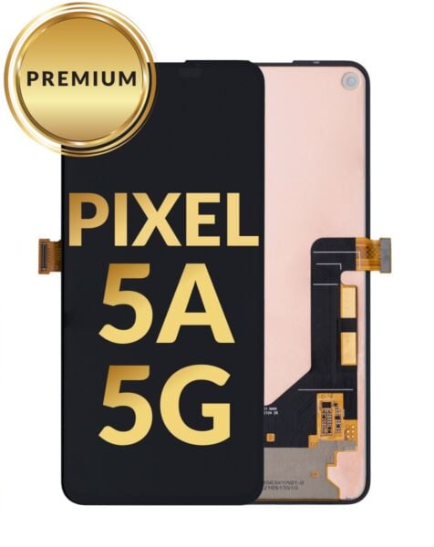 Google Pixel 5A 5G OLED Assembly (BLACK) (Premium / Refurbished)