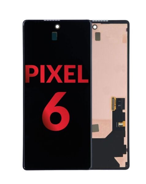 Google Pixel 6 OLED Assembly w/Frame (BLACK) (Without Finger Print Sensor) (Aftermarket OLED)