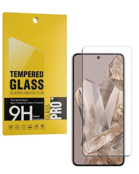 Google Pixel 8 Pro Clear Tempered Glass (Case Friendly / 2.5D / 1 Piece)