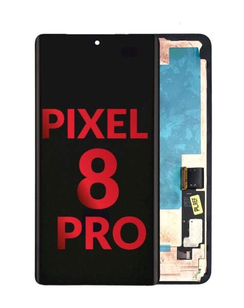 Google Pixel 8 Pro OLED Assembly w/Frame (BLACK) (Without Finger Print Sensor) (Aftermarket OLED)