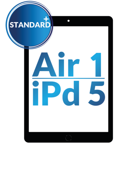 Standard+ iPad 5 (2017) / Air 1 Digitizer Assembly (Air 1 Home Button Pre-Installed) (BLACK)