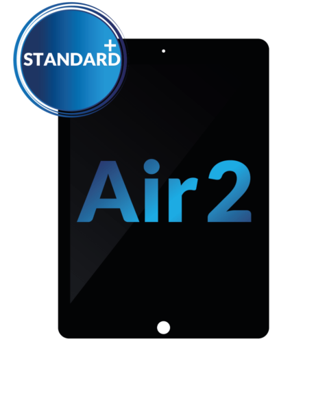 Standard+ iPad Air 2 LCD Assembly (BLACK) (Sleep / Wake Sensor Flex Pre-Installed)