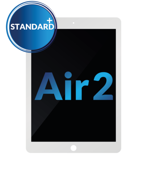 Standard+ iPad Air 2 LCD Assembly (Sleep / Wake Sensor Flex Pre-Installed) (WHITE)