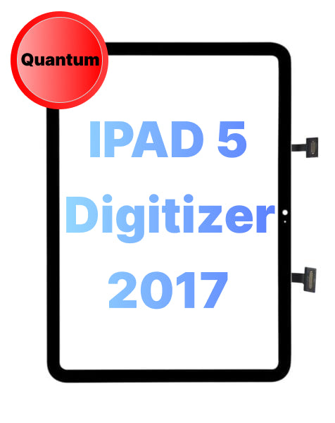 Quantum+ iPad 5 (2017) Digitizer Assembly (Home Button Pre-Installed)