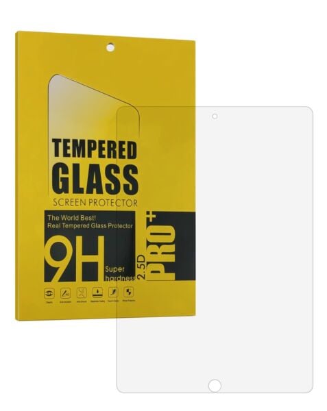 iPad 9 (2021) / iPad 8 (2020) / iPad 7 (2019) Clear Tempered Glass (2.5D / 1 Piece)