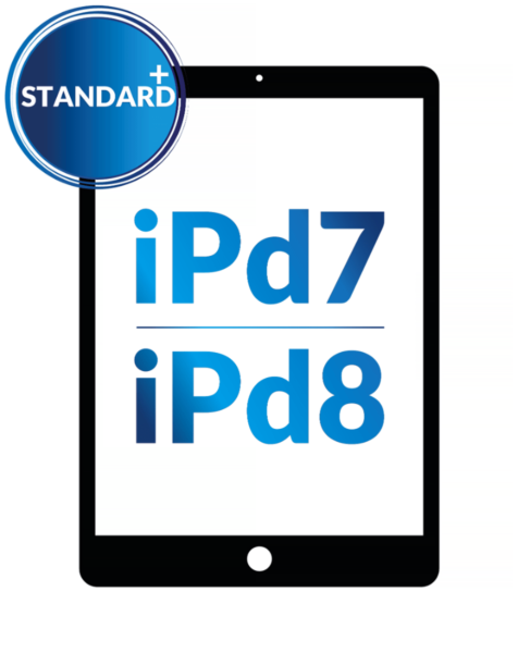 Standard+ iPad 7 (2019) / iPad 8 (2020) Digitizer Assembly (BLACK)