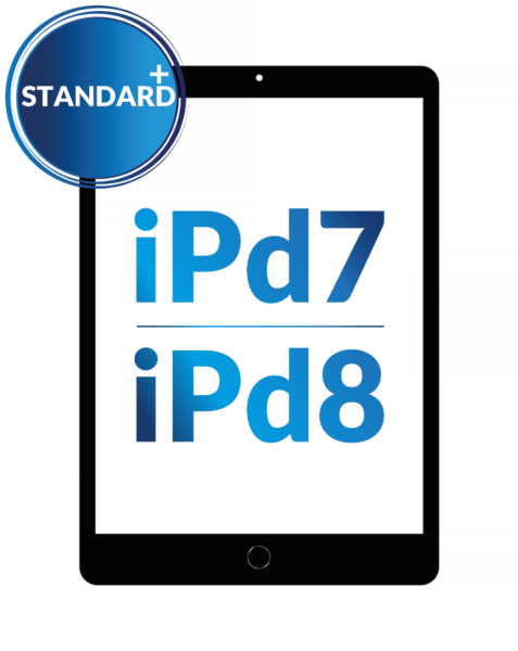 Standard+ iPad 7 (2019) / iPad 8 (2020) Digitizer Assembly (Home Button Pre-Installed) (BLACK)