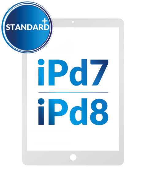 Standard+ iPad 7 (2019) / iPad 8 (2020) Digitizer Assembly (WHITE)