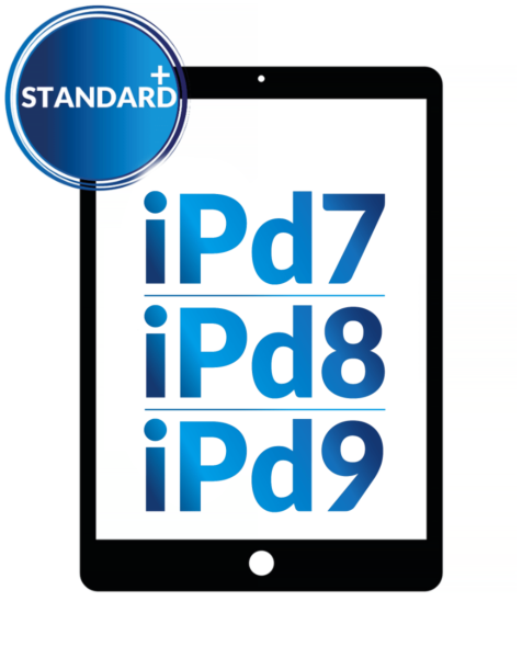 Standard+ iPad 7 (2019) / iPad 8 (2020) / iPad 9 (2021) Digitizer Assembly (BLACK)