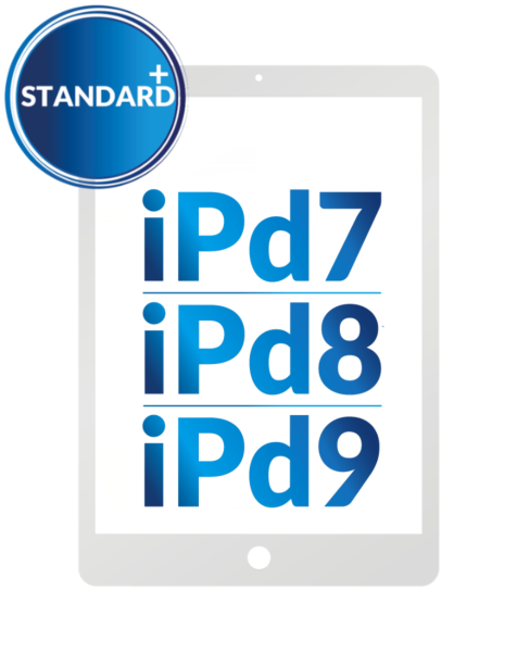Standard+ iPad 7 (2019) / iPad 8 (2020) / iPad 9 (2021) Digitizer Assembly (WHITE)