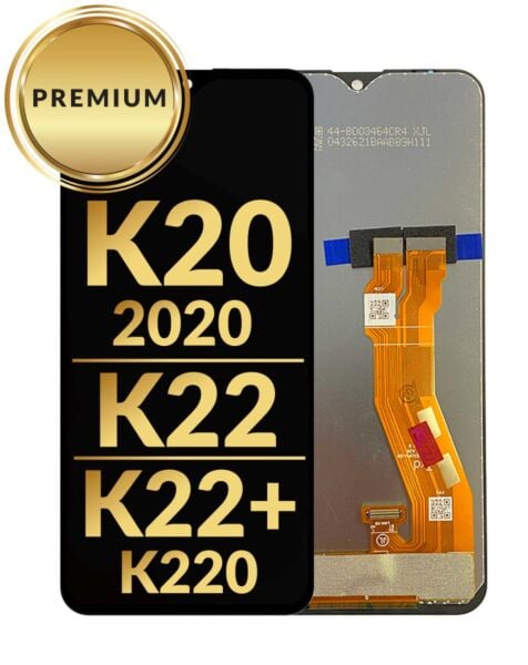 LG K20 (2020) / K22 / K22 Plus (K220) LCD Assembly (BLACK) (Premium / Refurbished)