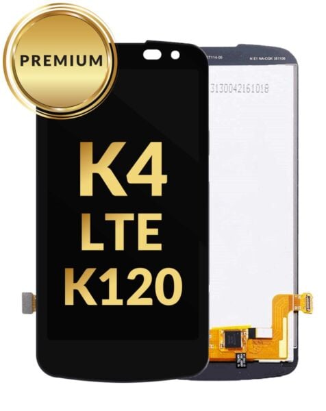 LG K4 LTE (K120) LCD Assembly (BLACK) (Premium / Refurbished)