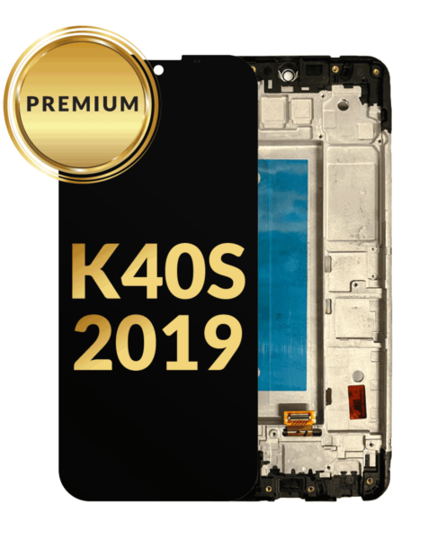 LG K40S (2019) LCD Assembly w/ Frame (BLACK) (Premium / Refurbished)