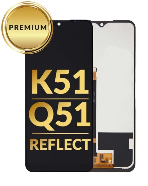 LG K51 / Q51 / Reflect LCD Assembly (BLACK) (Premium / Refurbished)