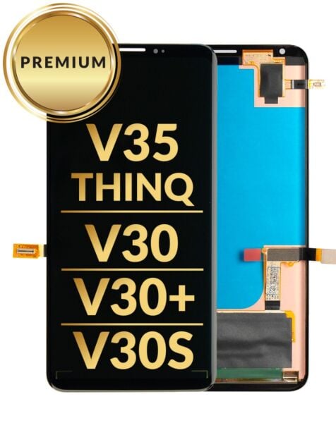 LG V35 ThinQ / V30 / V30+ / V30S LCD Assembly (BLACK) (Premium / Refurbished)