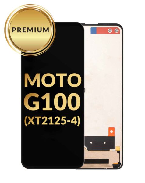 Motorola Moto G100 (XT2125-4) LCD Assembly (BLACK) (Premium / Refurbished)