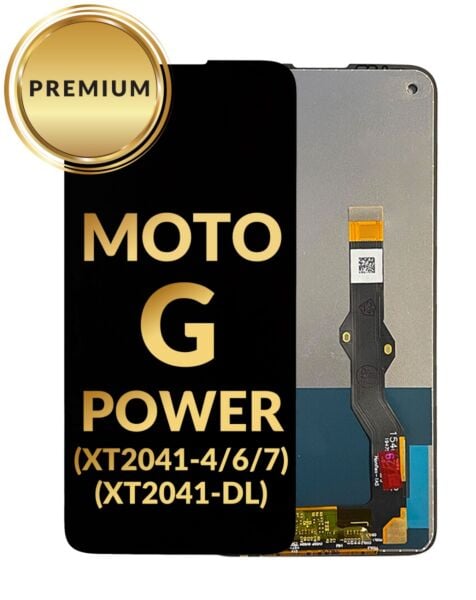 Motorola Moto G Power (XT2041-4 / XT2041-6 / XT2041-7 / XT2041-DL) LCD Assembly (BLACK) (Premium / Refurbished)