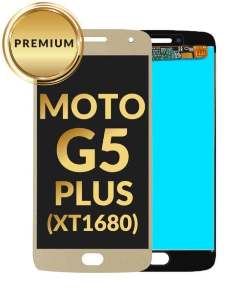 Motorola Moto G5 Plus (XT1680) LCD Assembly (GOLD) (Premium/Refurbished)