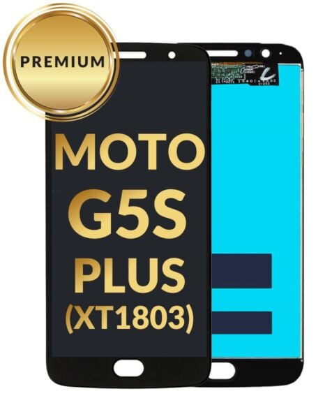 Motorola Moto G5S Plus (XT1803) LCD Assembly (BLACK) (Premium/Refurbished)