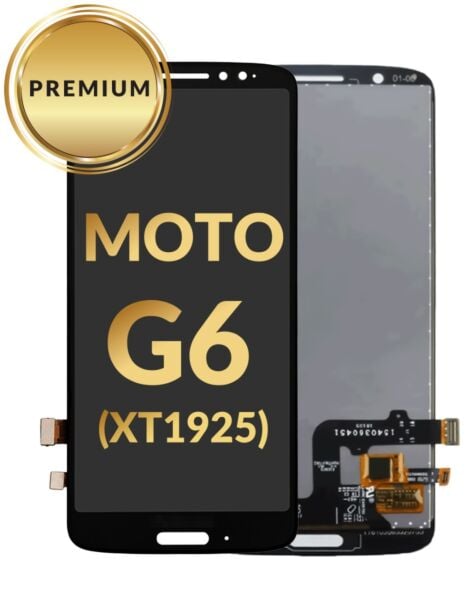 Motorola Moto G6 (XT1925) LCD Assembly (BLACK) (Premium/Refurbished)