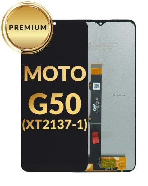 Motorola Moto G50 (XT2137) LCD Assembly (BLACK) (Premium/Refurbished)