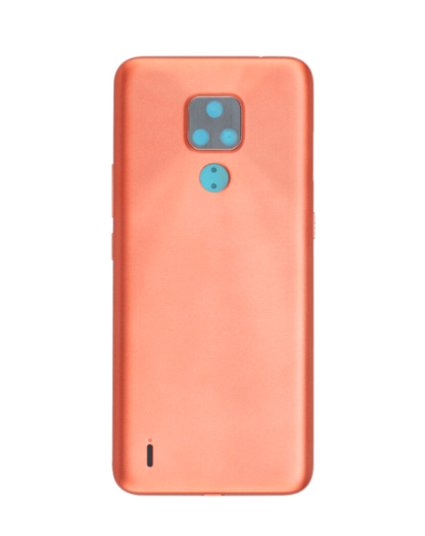 Motorola Moto E7 (XT2095) Back Glass w/ Adhesive (SATIN CORAL)