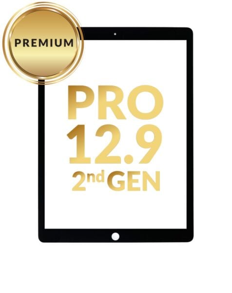 iPad Pro 12.9" 2nd Gen (2017) Digitizer Glass (BLACK) (Premium)