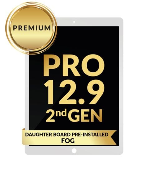 iPad Pro 12.9 (2nd Gen / 2017) LCD Assembly (WHITE) (Daughter Board Pre-Installed) (Premium / FOG)