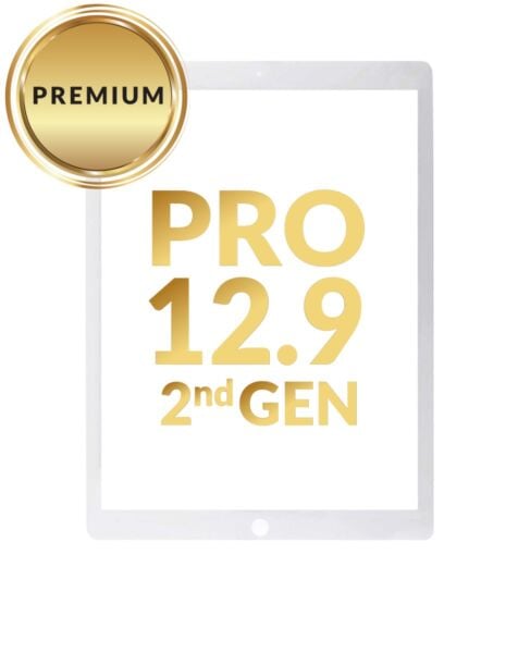 iPad Pro 12.9" 2nd Gen (2017) Digitizer Glass (WHITE) (Premium)