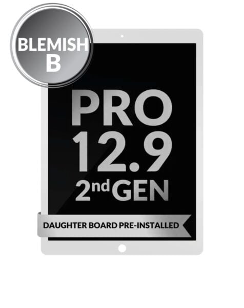 iPad Pro 12.9 (2nd Gen/2017) LCD Assembly (WHITE) (Daughter Board Pre-Installed) (BLEMISH B GRADE)