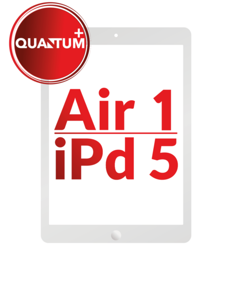 Quantum+ iPad 5 (2017) / Air 1 Digitizer Assembly (Air 1 Home Button Pre-Installed) (WHITE)