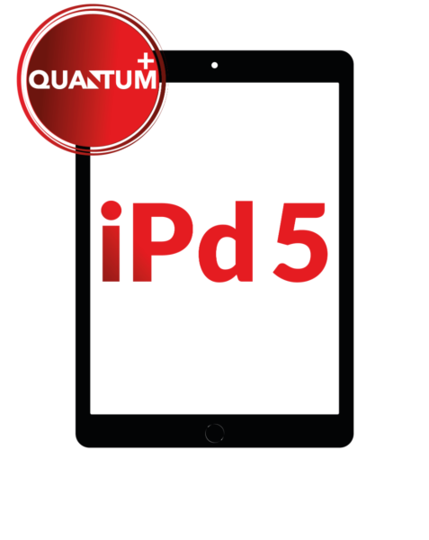 Quantum+ iPad 5 (2017) Digitizer Assembly (Home Button Pre-Installed) (BLACK)