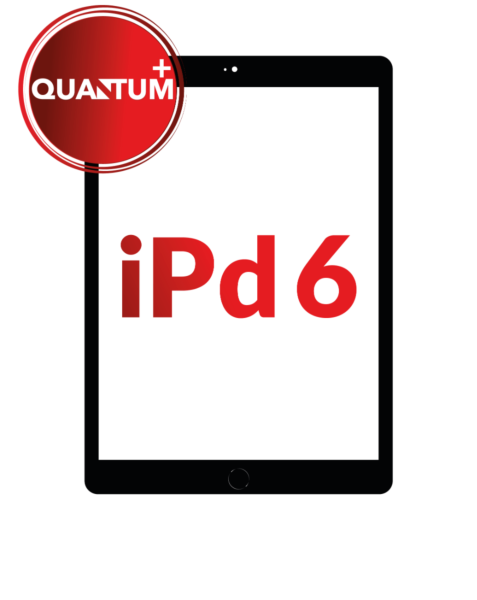 Quantum+ iPad 6 (2018) Digitizer Assembly (Home Button Pre-Installed) (BLACK)