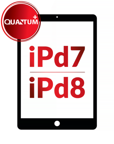 Quantum+ iPad 7 (2019) / iPad 8 (2020) Digitizer Assembly (BLACK)